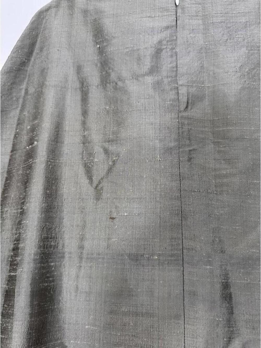 Watters & Watters Silk A-Line Maxi Skirt 8 Sage Green Bridal Formal Occasion - Picture 5 of 7